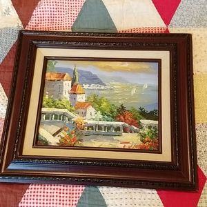 Lovely FRAMED Oil on Canvas